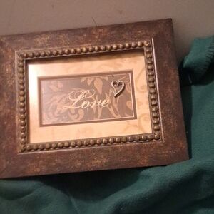 Home Interiors Bronze Beaded Frame no glass